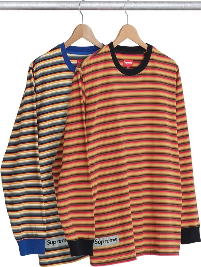 Multi Stripe Reflective Patch L/S Top